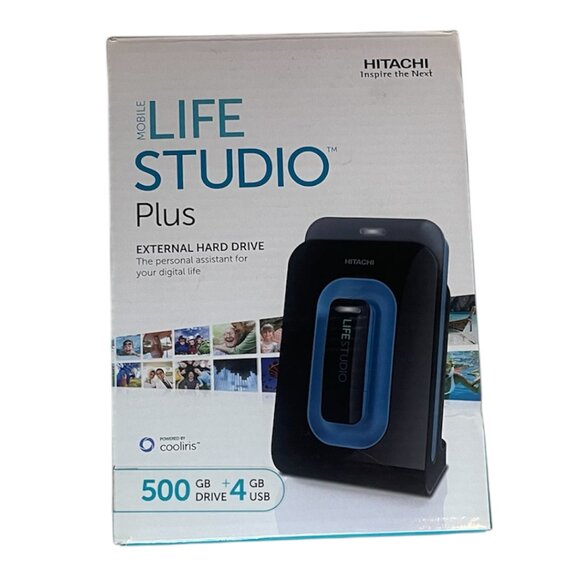 Hitachi Lifestudio 500GB Mobile Plus USB Hard Drive with Dock Station - Picture 5 of 7
